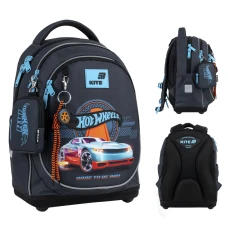 Набір рюкзак + пенал + сумка для взуття Kite SET_HW26-724S Hot Wheels