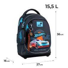 Набір рюкзак + пенал + сумка для взуття Kite SET_HW26-724S Hot Wheels