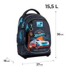 Набір рюкзак + пенал + сумка для взуття Kite SET_HW26-724S Hot Wheels