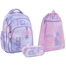 Набір рюкзак + пенал + сумка для взуття Kite SET_K26-763M-1 Fancy