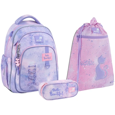 Набір рюкзак + пенал + сумка для взуття Kite SET_K26-763M-1 Fancy