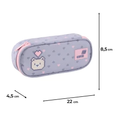 Набір рюкзак + пенал + сумка для взуття Kite SET_K26-763S-1 Pixel Love