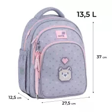 Набір рюкзак + пенал + сумка для взуття Kite SET_K26-763S-1 Pixel Love