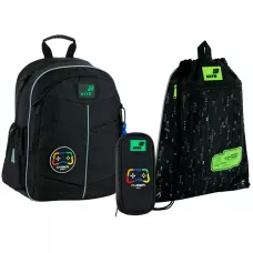 Набір рюкзак + пенал + сумка для взуття Kite SET_K26-771S-3 Cyber