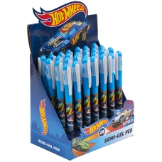 Ручка масляна, 0,5мм. синя Hot Wheels HW21-033 Kite