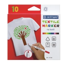 Маркер Textile 2739 2 мм. набір 10 кол. Centropen