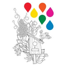 Водна розмальовка YES "Flower garden" 742846