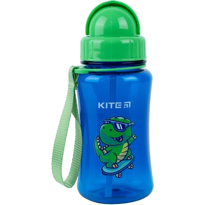 Пляшечка для води, 350 мл, синя, Dino K23-399-2 Kite