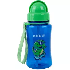 Пляшечка для води, 350 мл, синя, Dino K23-399-2 Kite