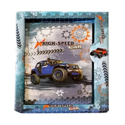 Блокнот А6 лінія, з глітером у тонкій коробці, серія Street raacing 4024 Kidis