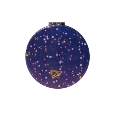 Дзеркало YES компактне "Viola", кругле, 7,5 см, фольга, 707303