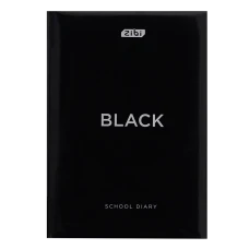 Щоденник шкільний BLACK, В5, 48арк, тверд. обкл. 