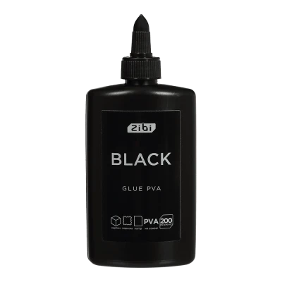 Клей ПВА  BLACK ,200 мл ковпачок-дозатор, ZB.6109