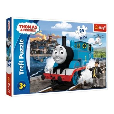 Пазли Trefl Щасливий день Томаса. Thomas and Friends 24 елемента 60х40 см, 14317