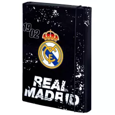 Папка для зошитів В5 на гумці картон, FC Real Madrid RL26-210 Kite