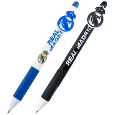 Ручка кулькова автоматична з фігуркою, синя, FC Real Madrid RL26-393 Kite