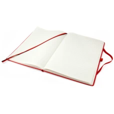 Книга записна Partner Grand, 210*295, 100 арк, кліт, червона 8203-06-A