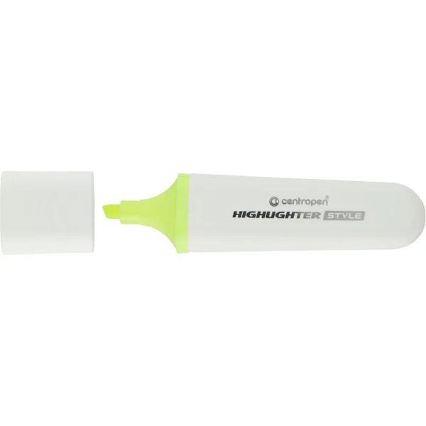 Маркер Highlighter Style 6252 1-4,6 мм клиноподібний жовтий, Centropen