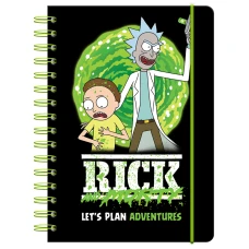 Щоденник на спіралі, тверда обкл., Rick and Morty RM23-438 Kite