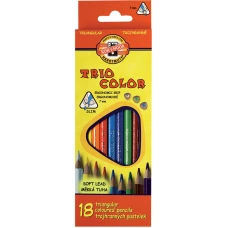 Олiвцi кольоровi Triocolor, 18шт., 3133 Koh-i-noor