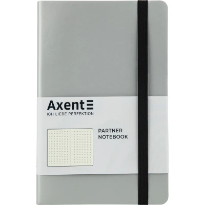 Книга записна Partner Soft, 125*195, 96арк, крап, срібляста 8312-34-A