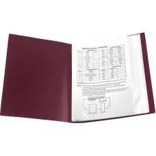Дисплей-книга 30 файлів, бордова 1030-04-A