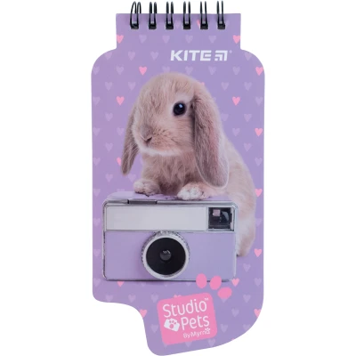 Блокнот пласт обкл., спіраль, А5, 50арк., нелінований Studio Pets SP22-465