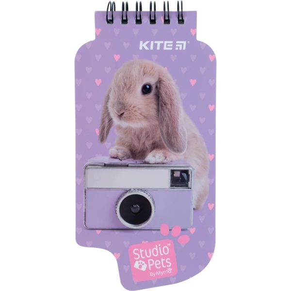 Блокнот пласт обкл., спіраль, А5, 50арк., нелінований Studio Pets SP22-465