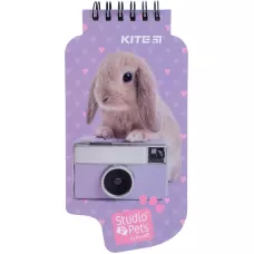 Блокнот пласт обкл., спіраль, А5, 50арк., нелінований Studio Pets SP22-465