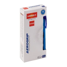 Ручка кулькова автом. Aerogrip, синя UX-136-02