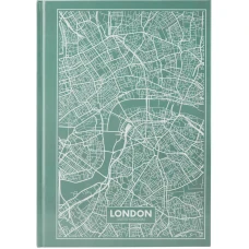 Книга записна А4, 96арк., кліт., тверда обкл., 8422-516-A
