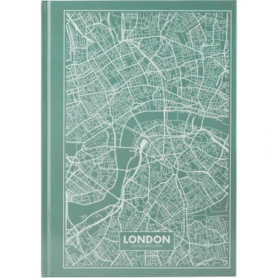 Книга записна А4, 96арк., кліт., тверда обкл., 8422-516-A
