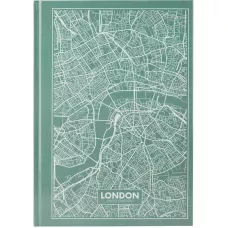 Книга записна А4, 96арк., кліт., тверда обкл., 8422-516-A