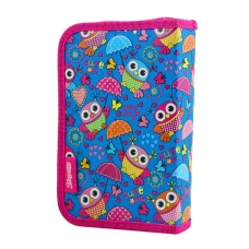 Пенал твердий 1Вересня одинарний з клапаном HP-03 Owl party 532703