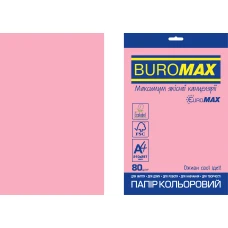 Папір кольоровий Euromax 80г/м2, INTENSIVE, рожевий, 20арк., BM.2721320E-10
