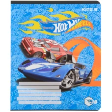 Зошит 18 арк., лінія, гібр. лак + УФ лак, Hot Wheels HW22-237 Kite