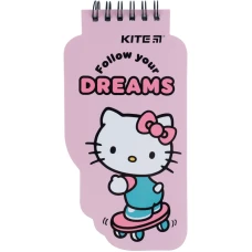 Блокнот пласт обкл., спіраль, А5, 50арк., нелінований Hello Kitty HK22-465