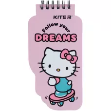 Блокнот пласт обкл., спіраль, А5, 50арк., нелінований Hello Kitty HK22-465