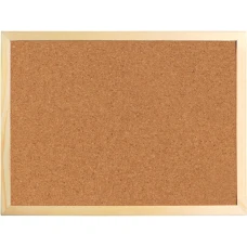 Дошка коркова, 60*90см., дерев'яна рамка 9602-А