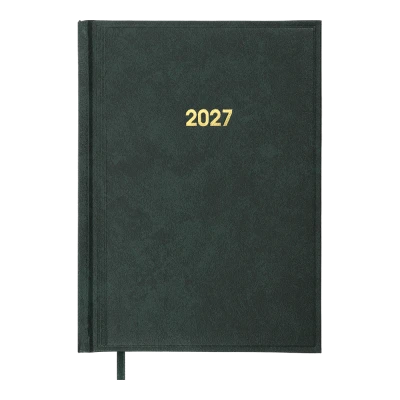 Щоденник датований 2027 BASE, А5, зелений, BM.2108-04