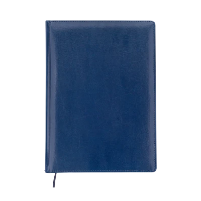 Щоденник недатований BRAVO, L2U, А4, синій, штуч.шкіра/поролон, 336 с. BM.20970-02