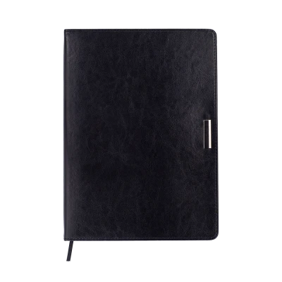 Щоденник недатований SALERNO, L2U, А4, чорний, штуч.шкіра, 336 с. BM.20990-01