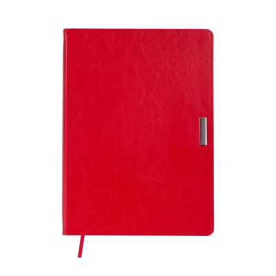 Щоденник недатований SALERNO, L2U, А4, ЧЕРВОНИЙ, штуч.шкіра, 336 с. BM.20990-09