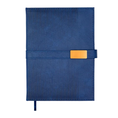 Щоденник недатований LEROY, A5, синій, штуч.шкіра, 336 с. BM.20780-02