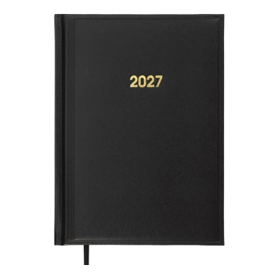 Щоденник датований 2027 BASE, А5, чорний, BM.2108-01