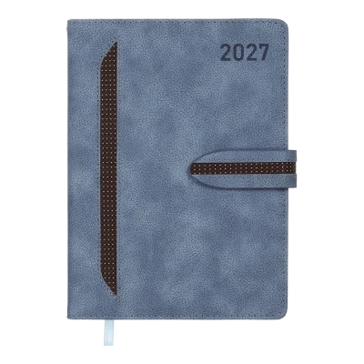 Щоденник датований 2027 RANGE, A5, маренго, штучна шкіра/поролон, BM.211001-53