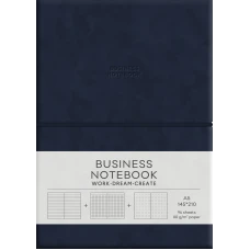 Зошит Business, А5/96 арк., у лінію, PU, м'яка палітурка, кремовий блок, 80г/м2, A5-7142