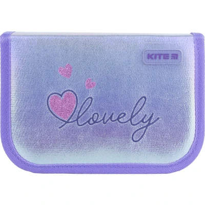 Пенал Kite 1 від., 1 відв., без наповнення K22-621-7 Lovely