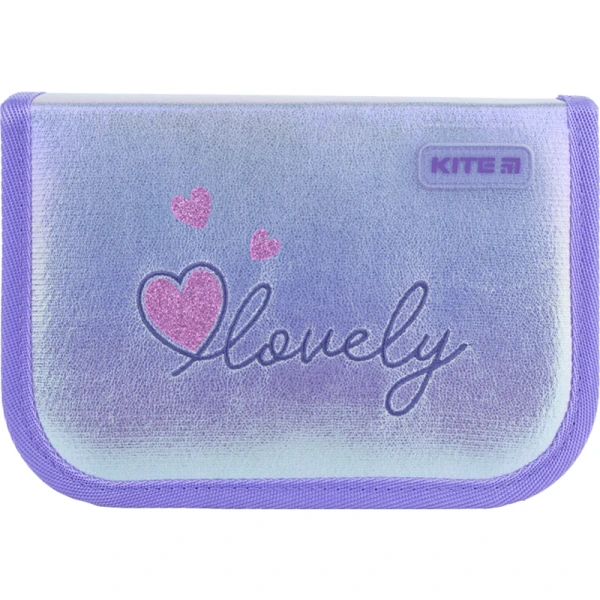 Пенал Kite 1 від., 1 відв., без наповнення K22-621-7 Lovely
