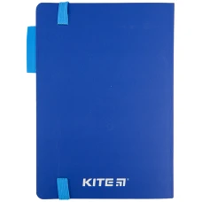Блокнот тверда обкл., 120*169 мм, 96 арк., клітинка, синій K22-467-2 Kite